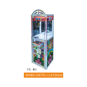 PB-40 Mini Claw Machine – Compact Single-Player Arcade Crane for Retail Store & Home Use