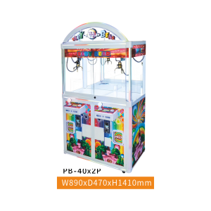 PB-40X2P 2-Player Double Claw Machine – LED Arcade Crane Game Machine