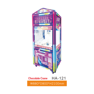 Chocolate Crane HA-121 Themed Claw Machine – Chocolate-Style LED Arcade Prize Machine for Sale