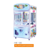 HE-00 Double-Sided Claw Machine – Kids Play Transparent LED Crane Machine for Shopping Mall Islands