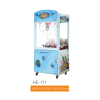 HE-01 Kids Play Claw Machine – Single-Player LED Glass Arcade Crane Game Machine for Sale