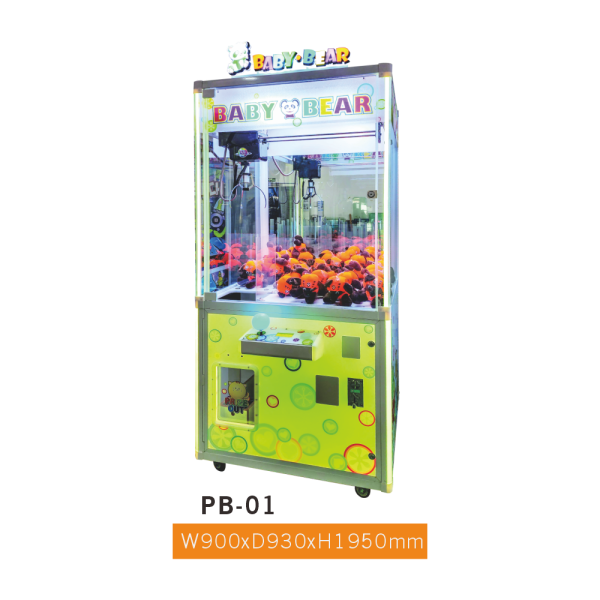 PB-01 Citrus-Theme Claw Machine – Lemon Style LED Single-Player Arcade Crane Game Machine