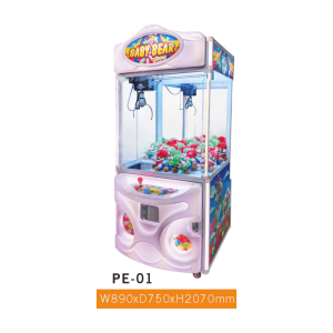 PE-01_clean PE-01 Carnival-Style Claw Machine – Circus Theme LED Single-Player Arcade Crane for Sale