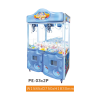 PE-03x2P 2-Player Double Claw Machine – Blue Carnival-Style LED Arcade Crane Game Machine