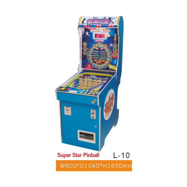 Super Star Pinball L-10 – Olympic-Star Theme Coin-Operated Pinball Arcade Machine for Sale