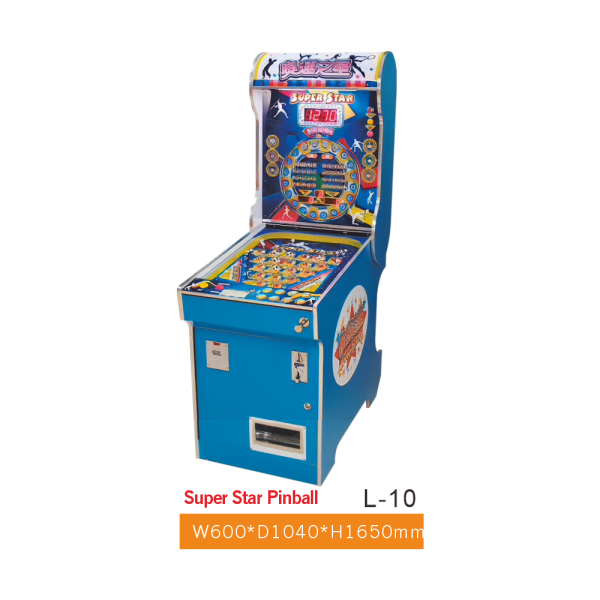 Super Star Pinball L-10 – Olympic-Star Theme Coin-Operated Pinball Arcade Machine for Sale