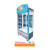 Tall Showcase HB-13 Prize Display Cabinet – LED Glass Showcase for Plush Toys & Prizes, Arcade Game Accessory