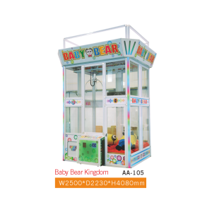 Baby Bear Kingdom AA-105 Two-Story Giant Claw Machine – Double-Height Mega Prize Crane for FEC & Landmark Malls