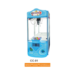 CC-01 Fun Zone II Claw Machine – Blue Candy-Style LED Arcade Crane Game Machine for Sale