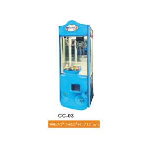 CC-03 Fun Zone II Narrow-Body Claw Machine – Space-Saving LED Crane Machine for Convenience Stores