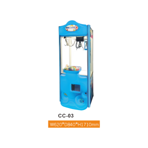 CC-03 Fun Zone II Narrow-Body Claw Machine – Space-Saving LED Crane Machine for Convenience Stores