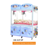 HE-02x2P 2-Player Double Claw Machine – Kids Play Side-by-Side LED Arcade Crane Machine