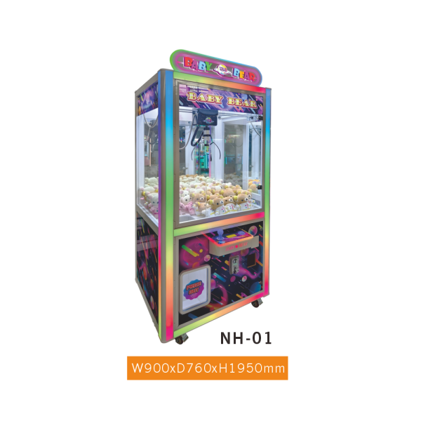 NH-01 Galaxy-Theme Claw Machine – Space Neon LED Single-Player Arcade Crane for Sale