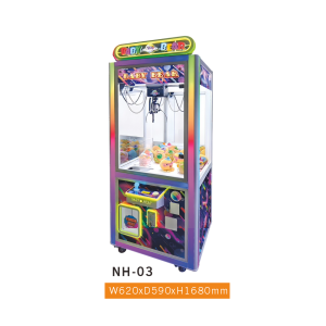 nh-03_clean NH-03 Galaxy-Theme Narrow-Body Claw Machine – Space-Saving LED Crane for Convenience Stores